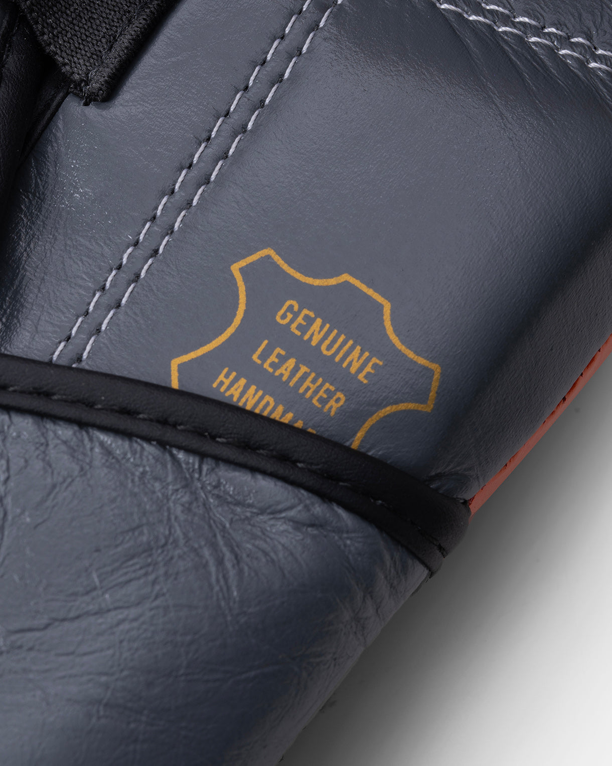 (Kick)bokshandschoen leer zwart oranje voor beginners en gevorderden