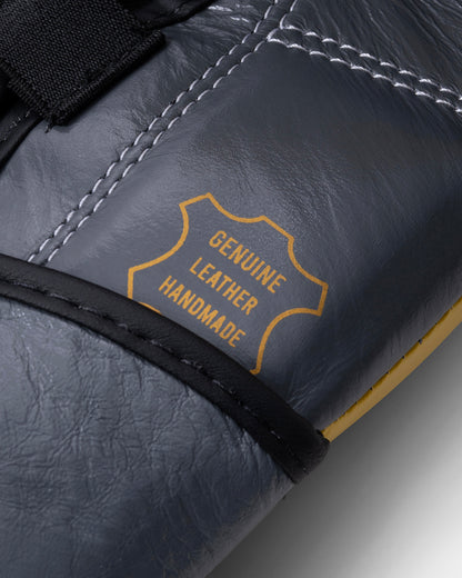 (Kick)bokshandschoen leer zwart geel voor beginners en gevorderden SMTS Gear